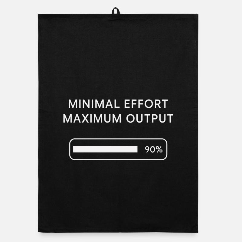 Effort minimum Rendement maximal Torchon bio