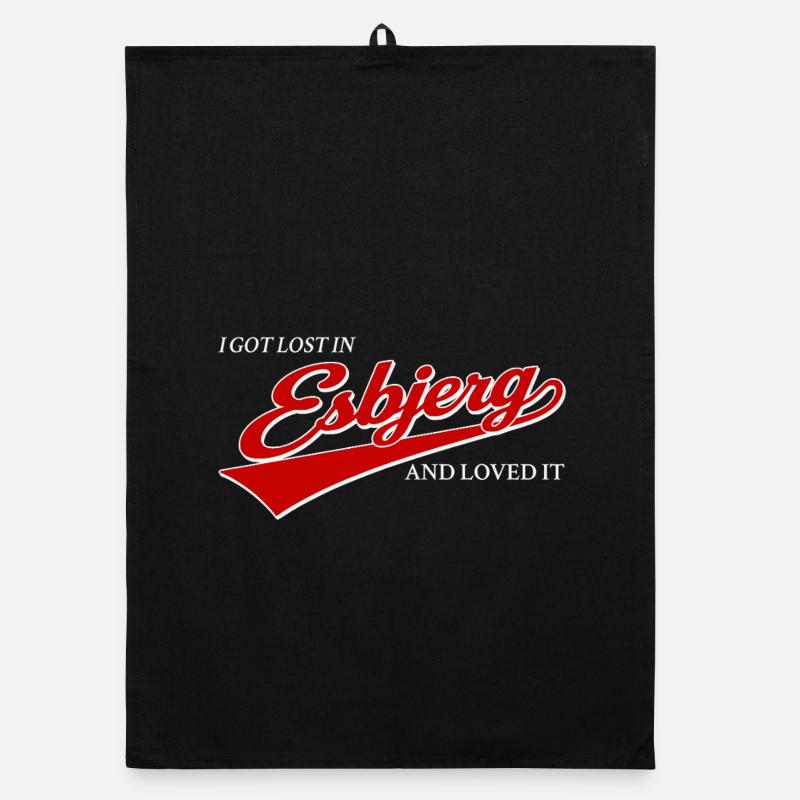I Got Lost In Esbjerg And Loved It Organic dish towel