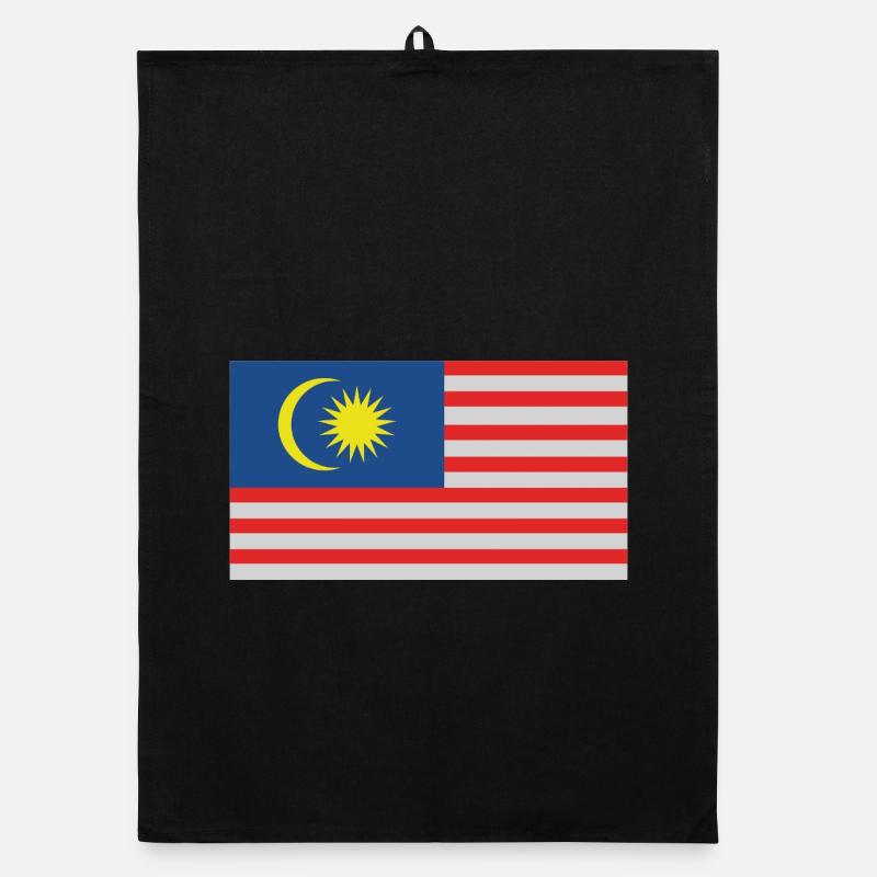 Drapeau malaisien Torchon bio