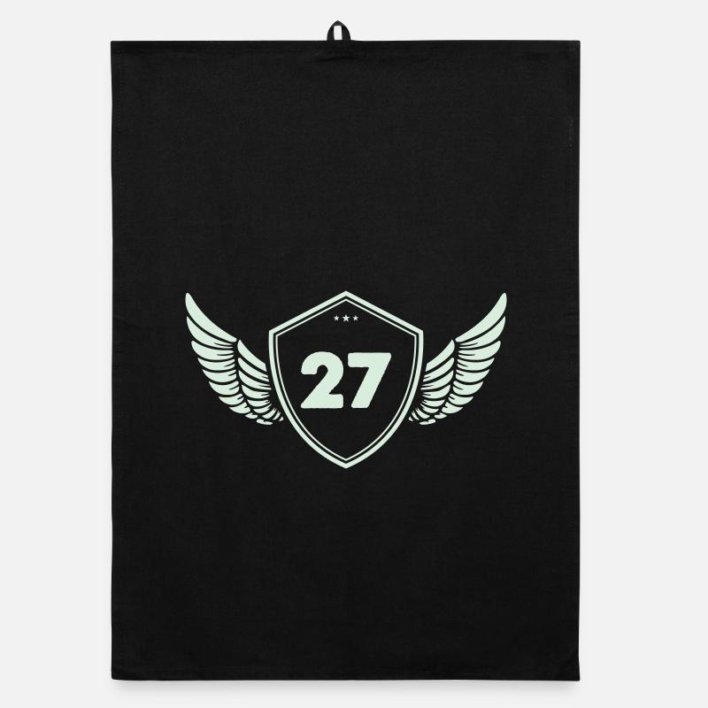 wappen_27 Organic Geschirrtuch