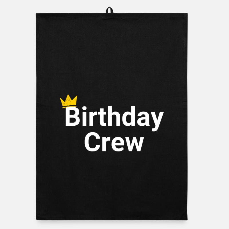 Birthday Crew Organic Geschirrtuch