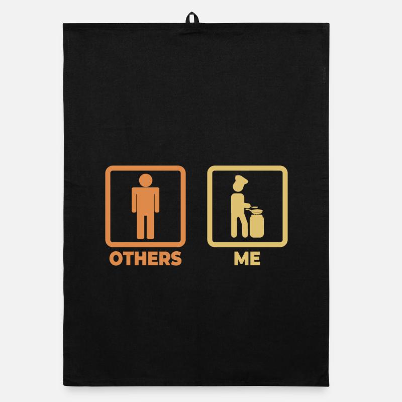 Koch Strichmännchen Organic Geschirrtuch