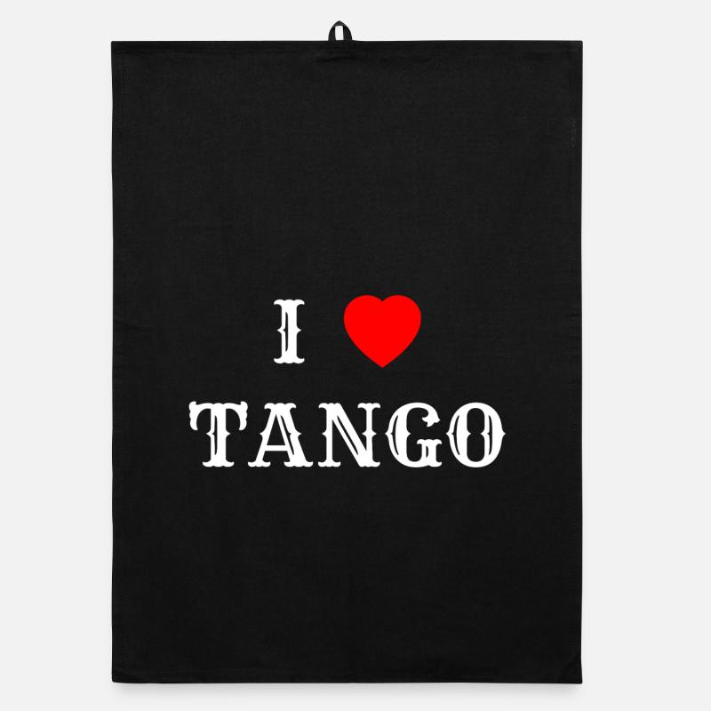 Ich liebe Tango Organic Geschirrtuch