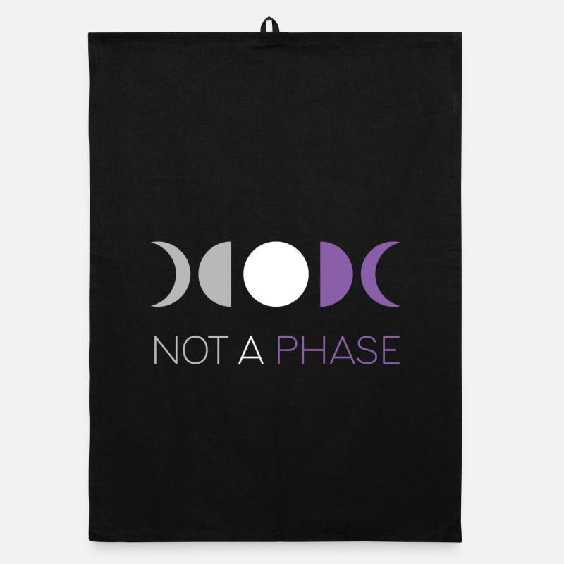 Mois de la fierté LGBTQ - Pas une phase - Asexuel Torchon bio