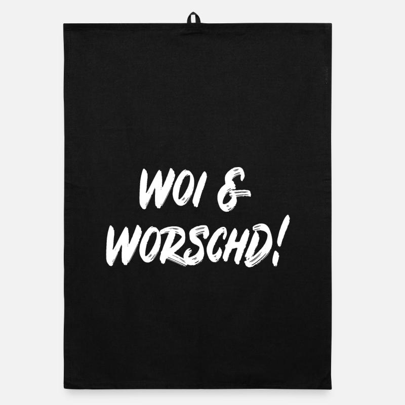 Woi & Worschd! Organic Geschirrtuch