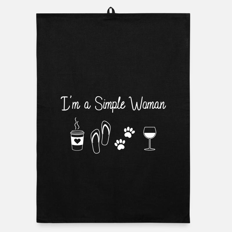Femme simple Torchon bio