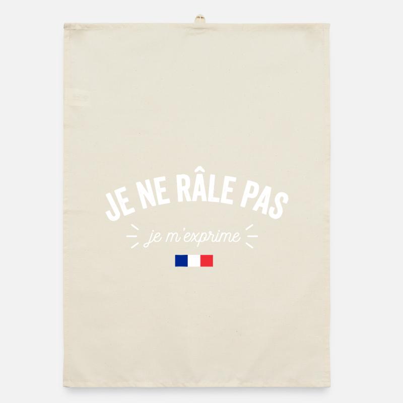 Humor I don't complain I express myself funny complainer Organic dish towel