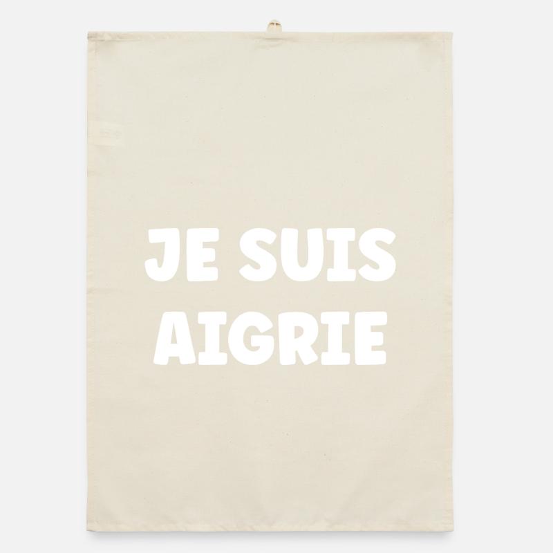 I'm Embittered - Bold Statement Typo Organic dish towel