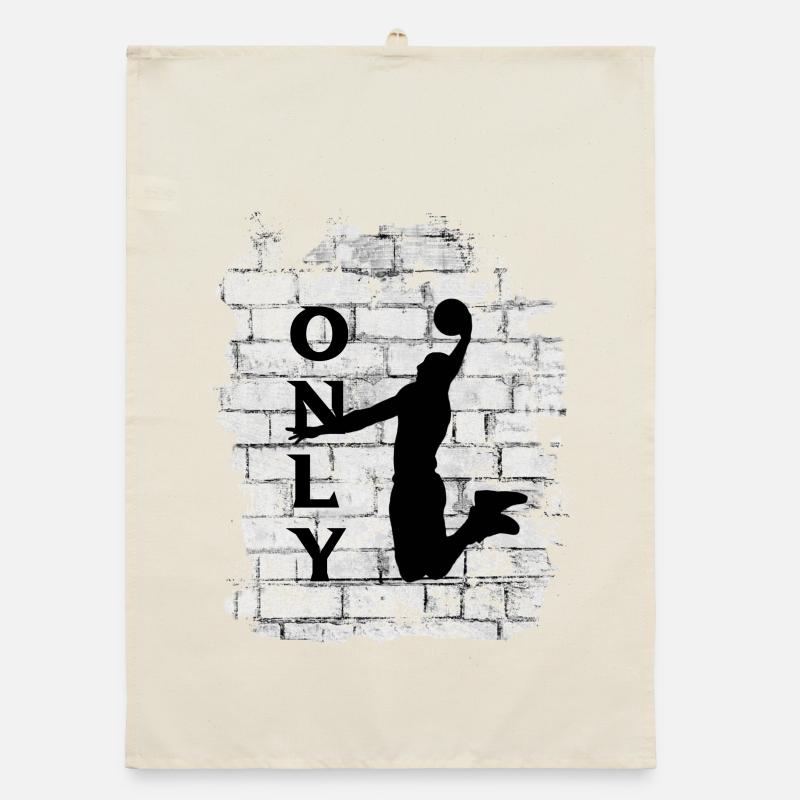 BASKETBALL Organic dish towel