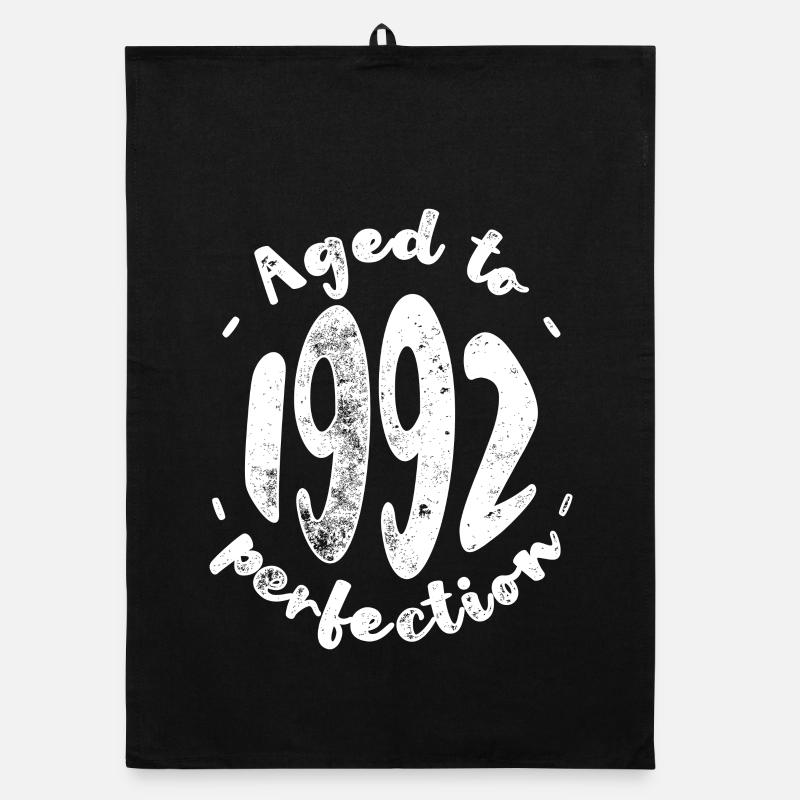 Aged to 1992 Perfection Organic dish towel