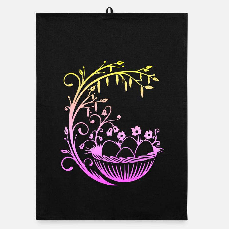 Easter Easter Basket Easter Basket Organic dish towel