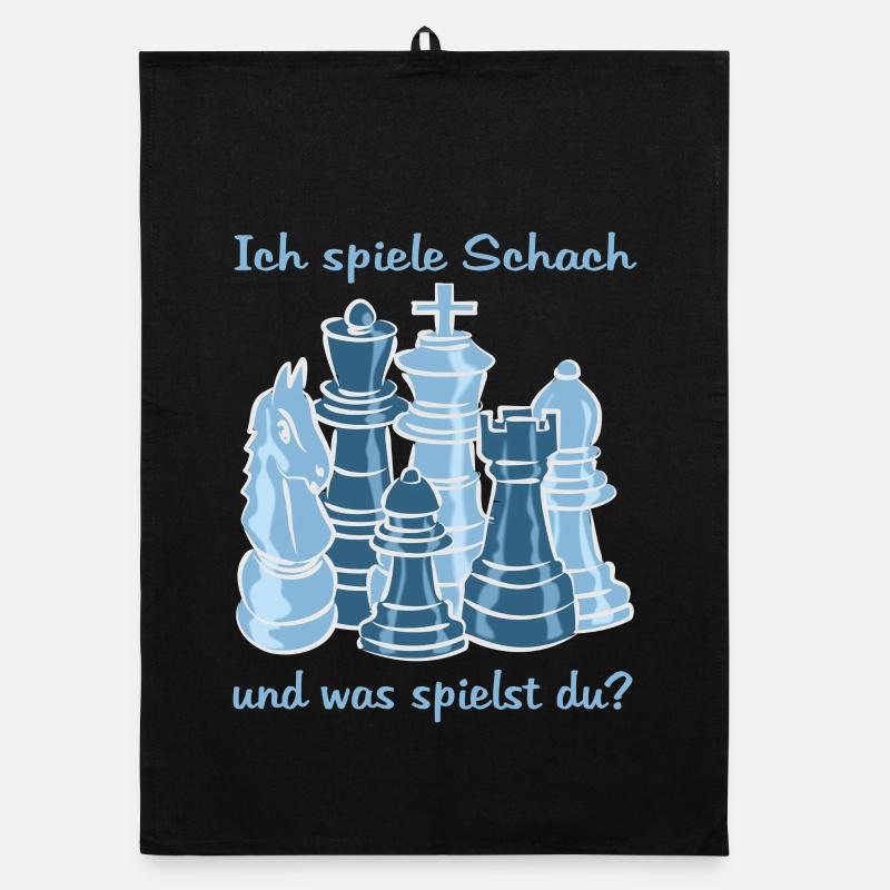 Schach figuren Organic Geschirrtuch