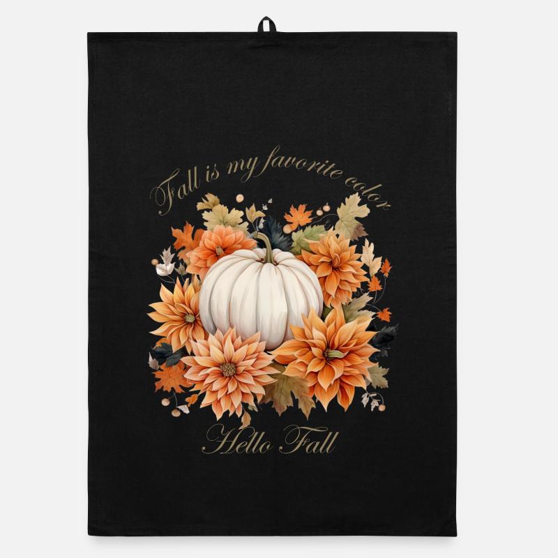 Hallo Herbst Organic Geschirrtuch
