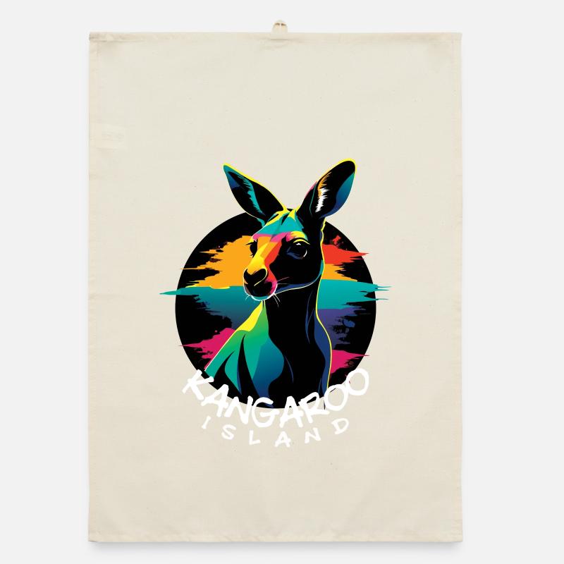 Känguru-Insel Organic Geschirrtuch