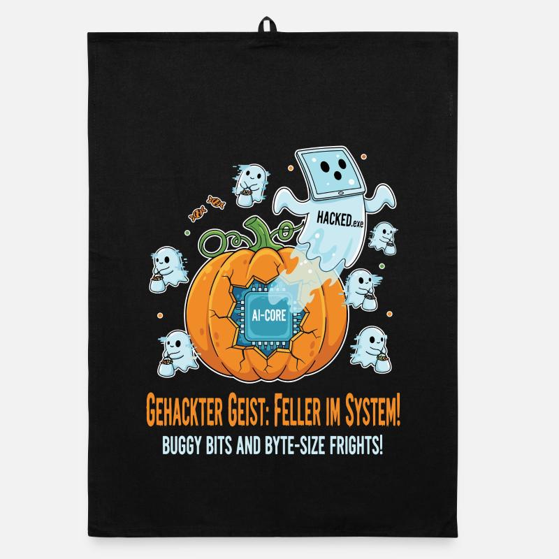 Gehackter Geist: Feller im System ! Organic Geschirrtuch