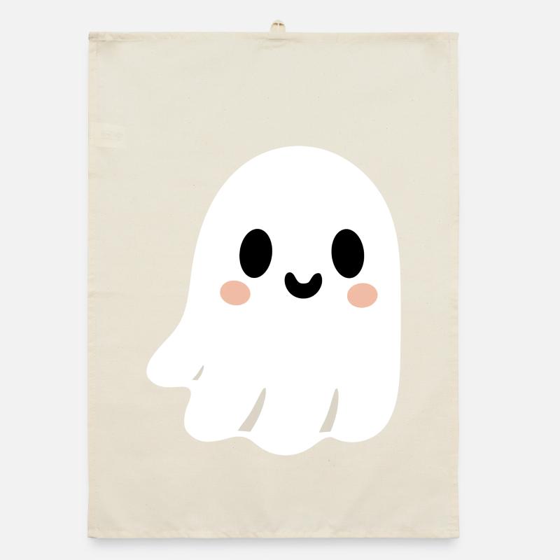 Fantôme mignon  Torchon bio