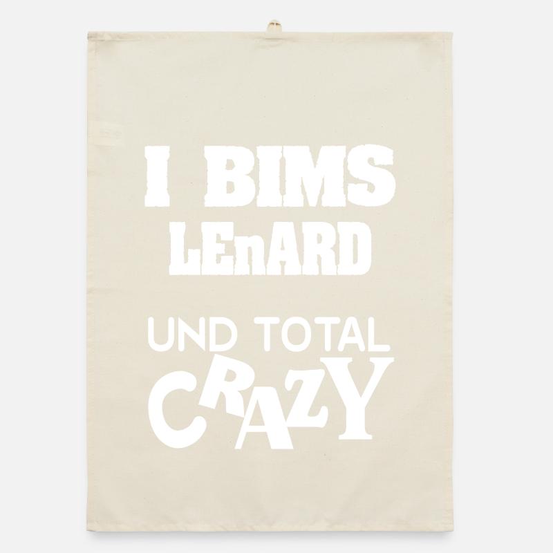 First name Lenard Organic dish towel