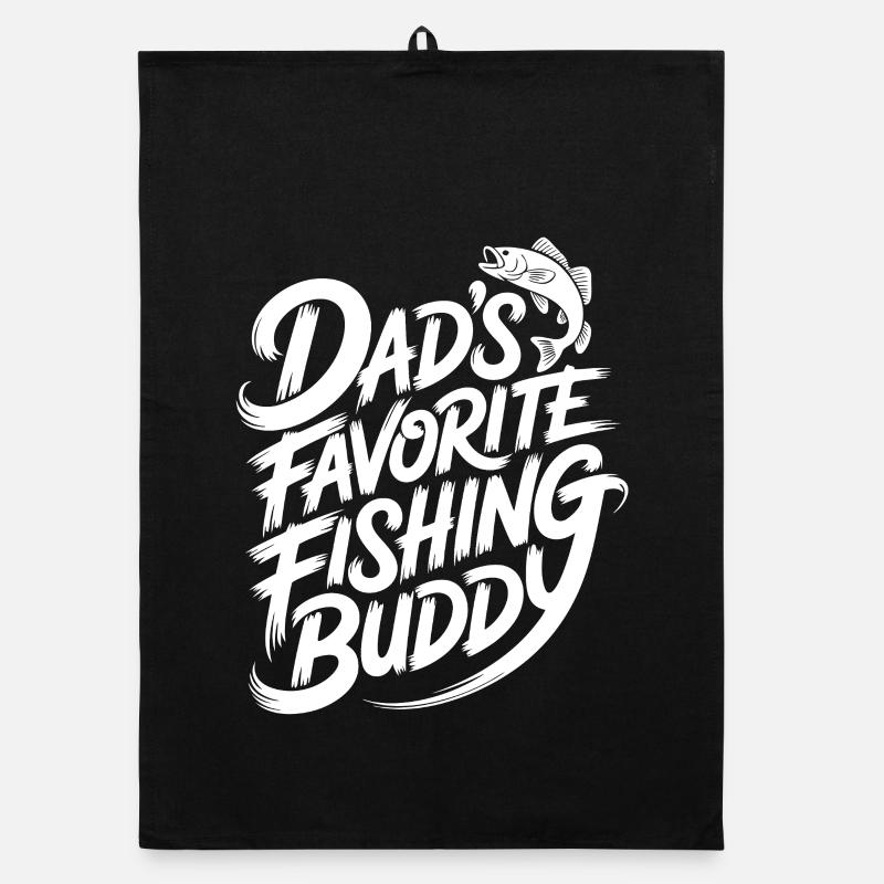Dads Lieblings Angelbuddy Organic Geschirrtuch