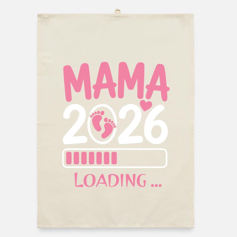 Maman enceinte en 2026 Torchon bio