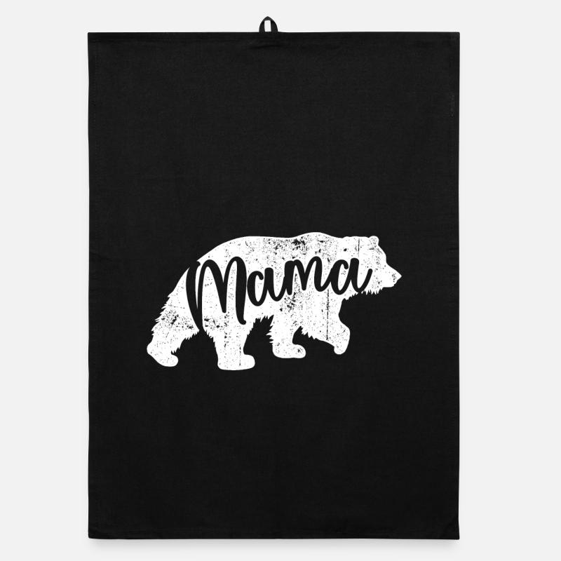 Mama Bear Script Logo Torchon bio