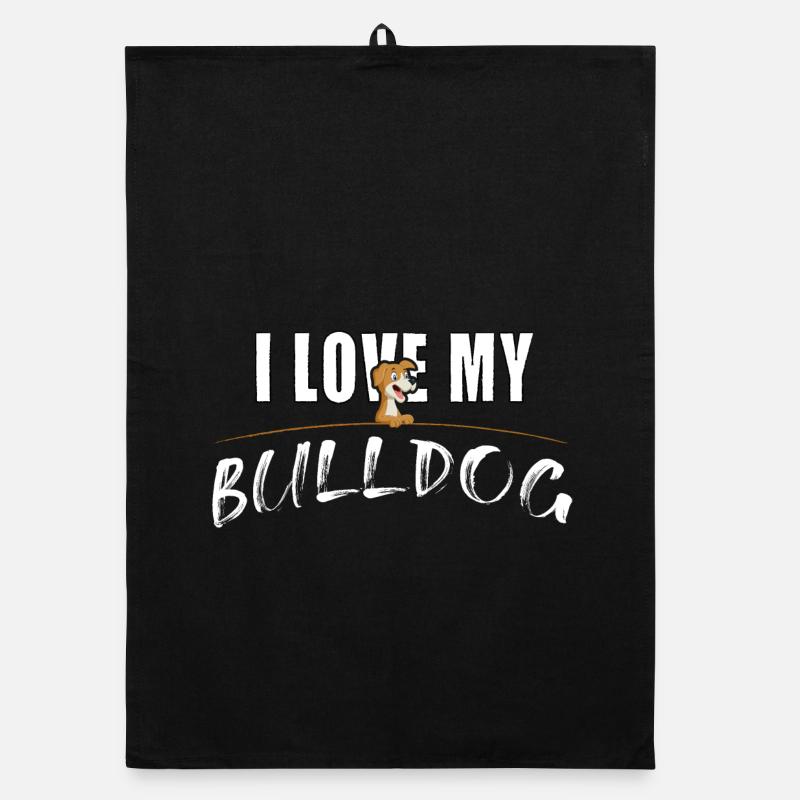 J’adore mon bouledogue Torchon bio