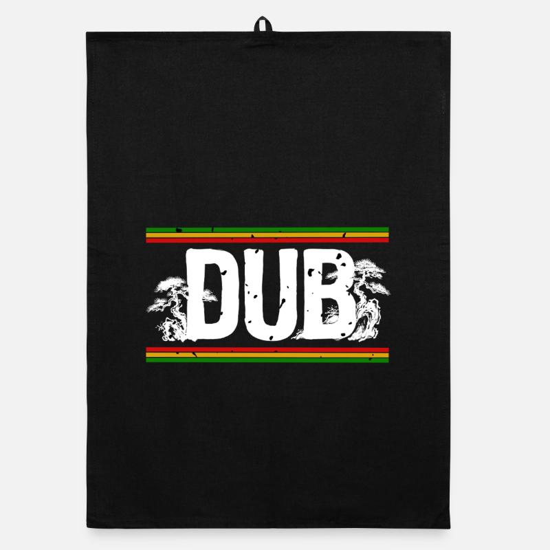 Dub Roots Reggae Forest Organic dish towel