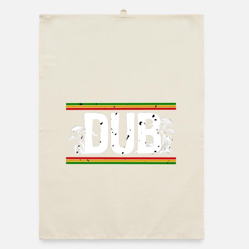 Dub Roots Reggae Wald Organic Geschirrtuch