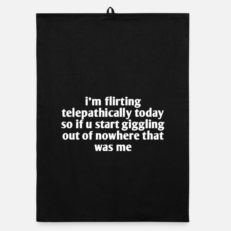 i'm flirting telepathically today so if u start... Organic dish towel