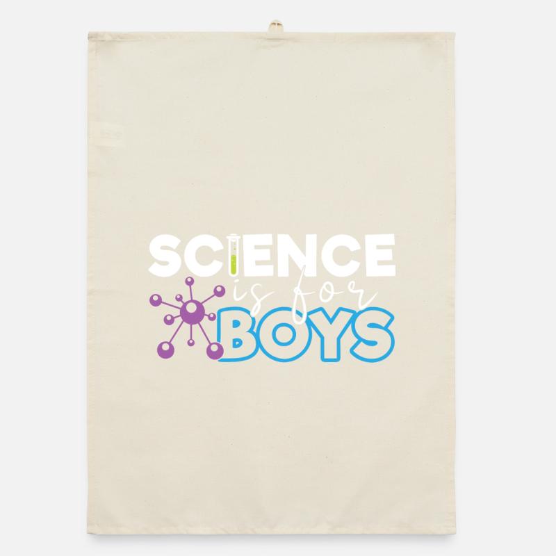 Science is for Boys Organic dish towel