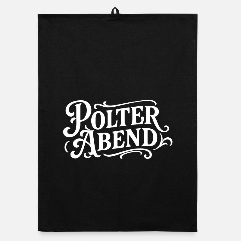 Polter Abend Bräutigam Party Organic Geschirrtuch