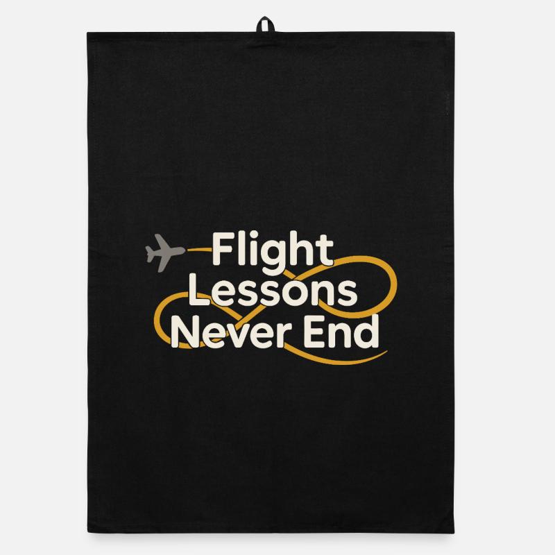 Flight Instructor Cfi Pilot Aviation Instructor Organic dish towel