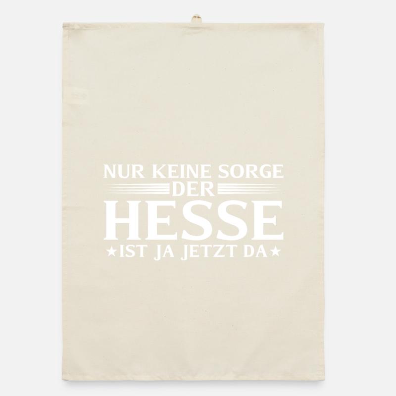 Hesse is here now - Hessian dialect Organic dish towel