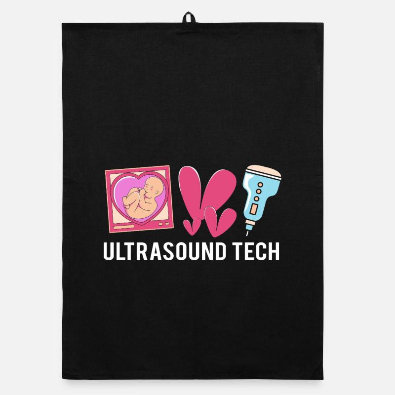 Technicien ultrasonique Technicien ultrasonore Torchon bio