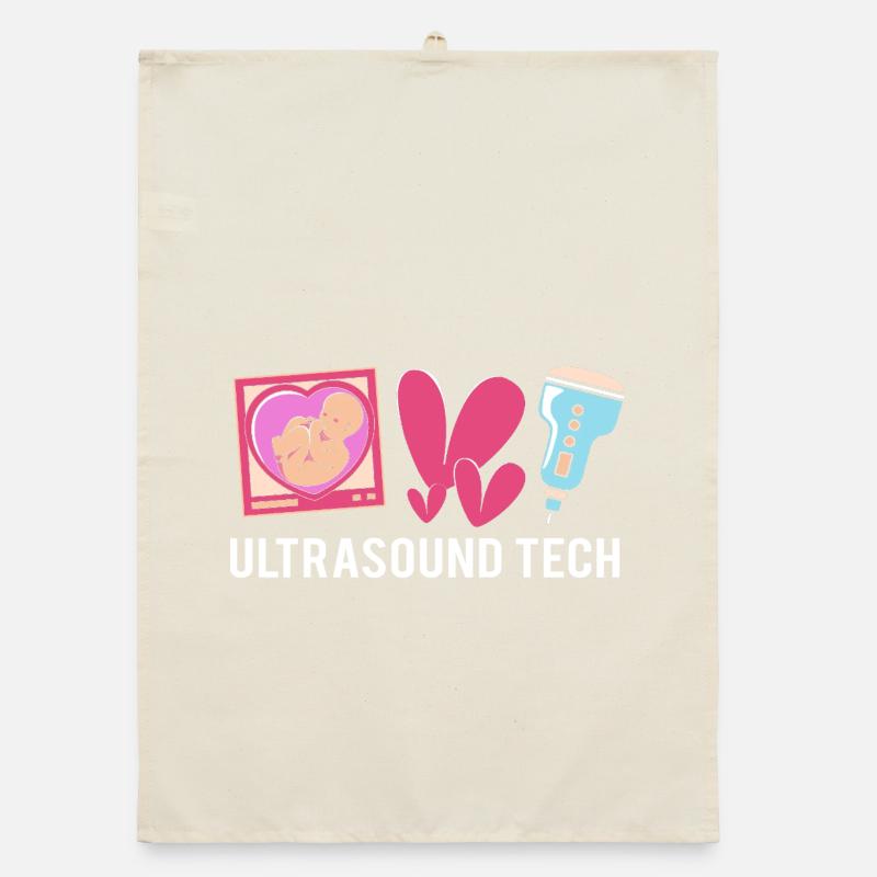 Ultraschall Techniker Ultraschalltechniker Organic Geschirrtuch