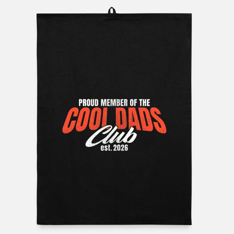 Cool Dads Club - Papa 2026 Geschenk Organic Geschirrtuch