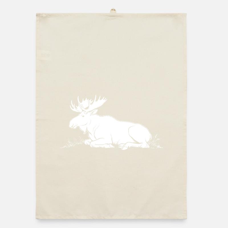 Elch Organic Geschirrtuch