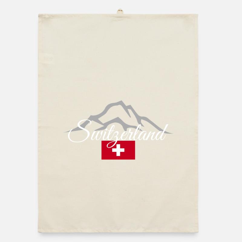 Drapeau suisse Torchon bio
