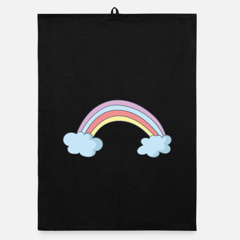 rainbow Organic dish towel