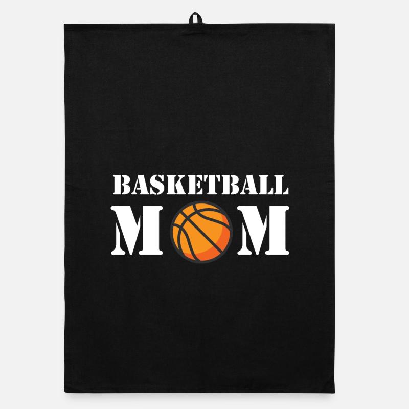 Maman de basket-ball Torchon bio
