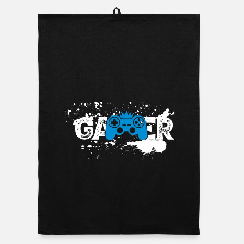 Gamer Splash Controller Organic Geschirrtuch