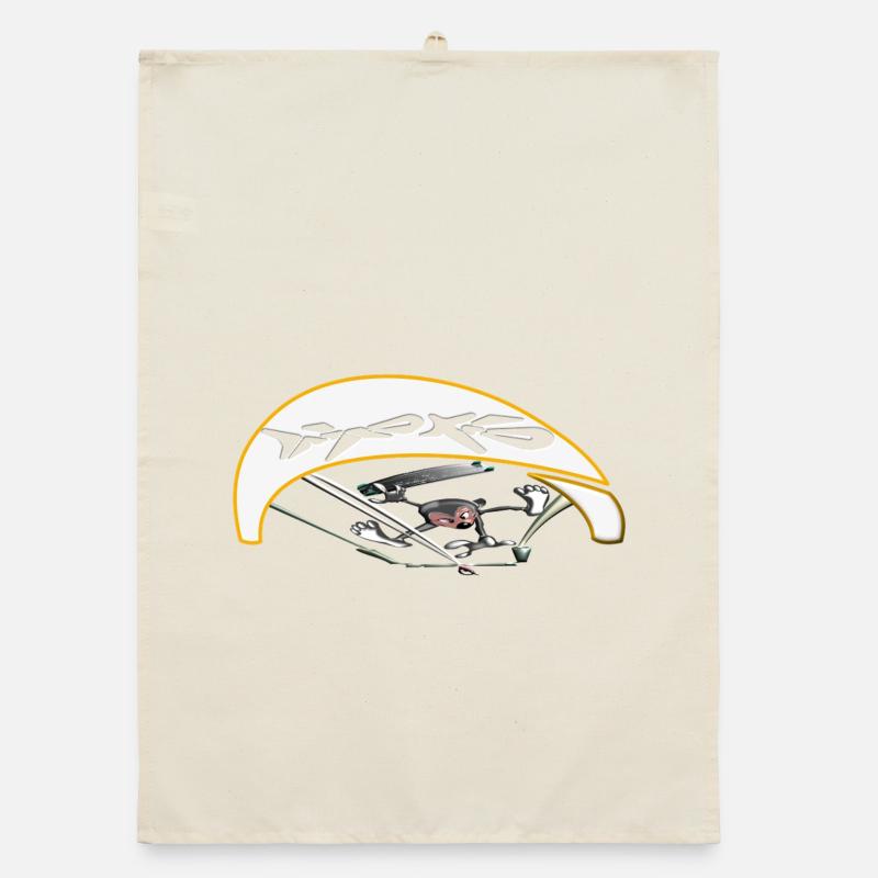 Active kiter with dynamic trajectory Organic dish towel