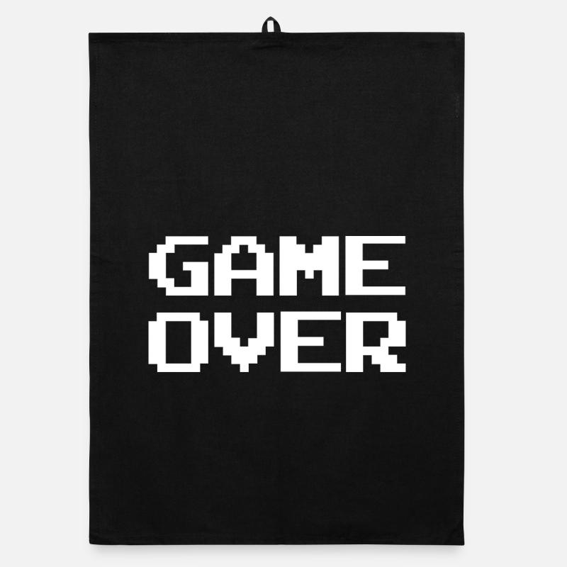 Pixel Game Over Rétro Torchon bio