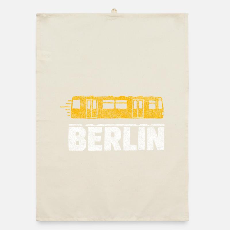 Graphique du tramway de Berlin Torchon bio