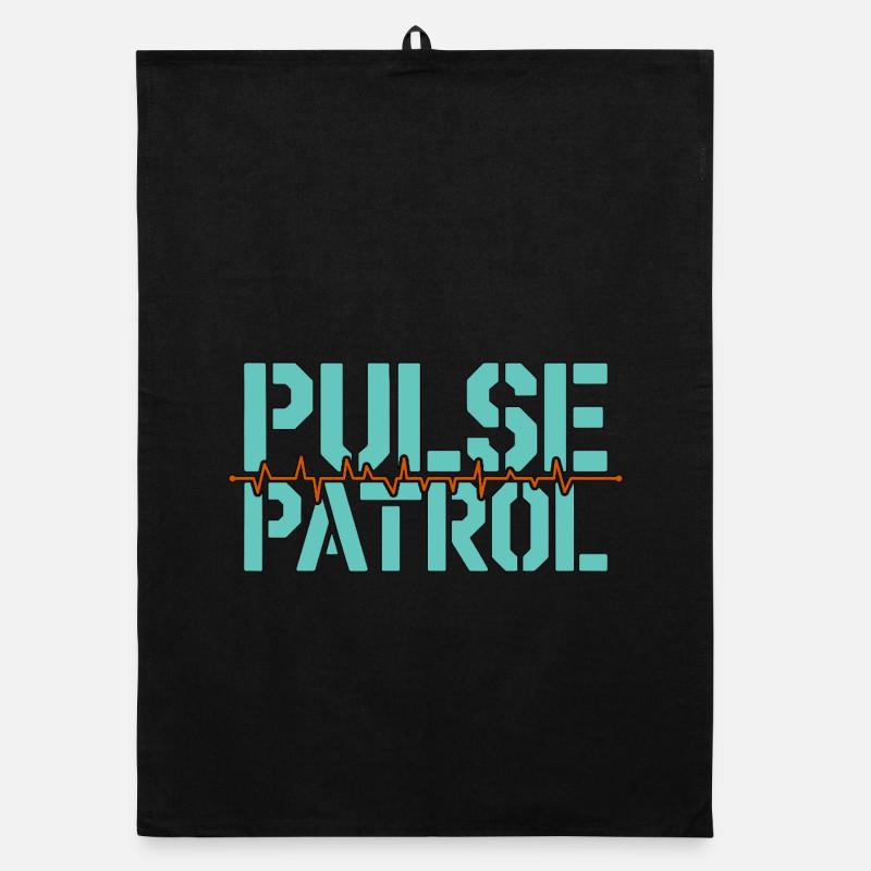 Cardiac Tech Pulse Patrol Pacemaker Technician Organic Geschirrtuch
