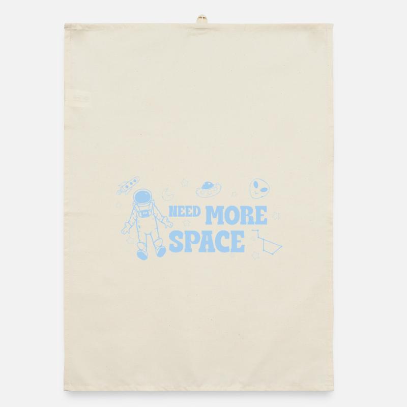 Besoin de plus d’espace – Drôle de proverbe sur l’espace Torchon bio