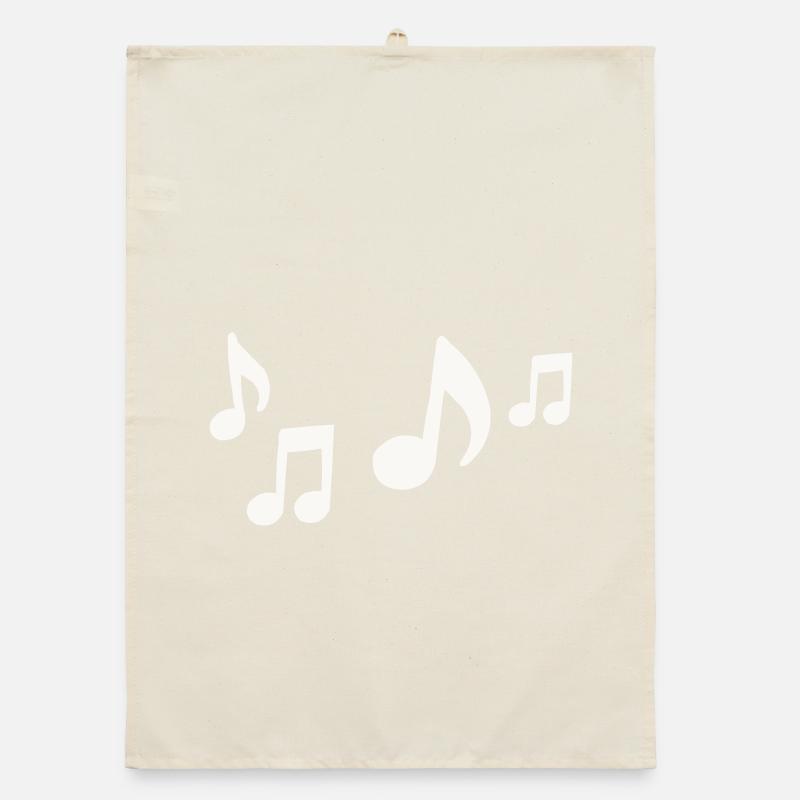 Silhouette du flux des notes Torchon bio
