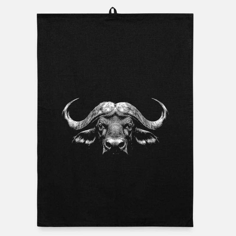 Cape buffalo Organic dish towel