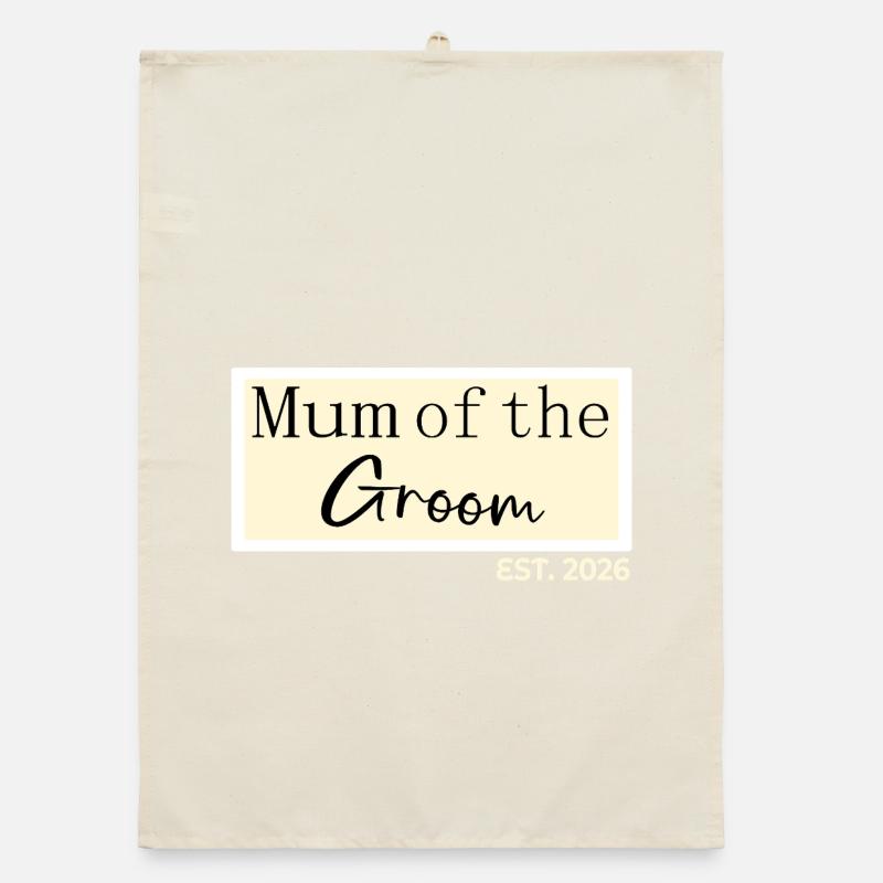 Mutter des Bräutigams 2026 Organic Geschirrtuch