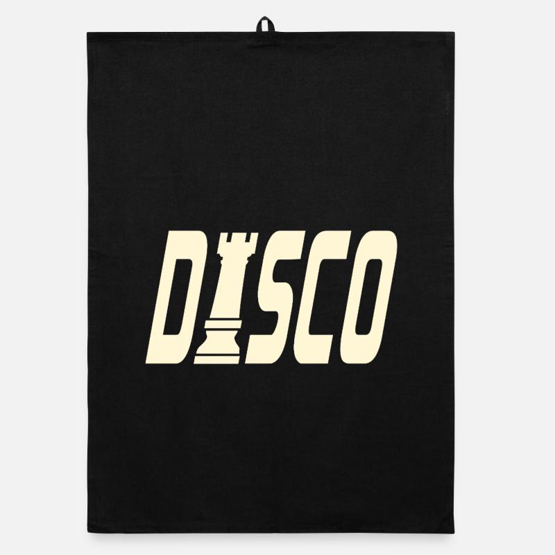 DISCO SCHACH TURM Organic Geschirrtuch