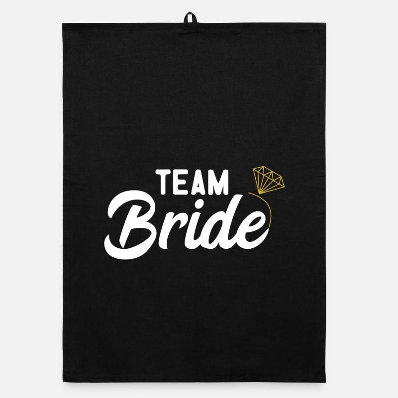 Team Bride Bride I JGA Partie De Poule Torchon bio